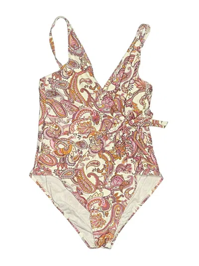 Pre-owned Shade & Shore One Piece Swimsuit In White