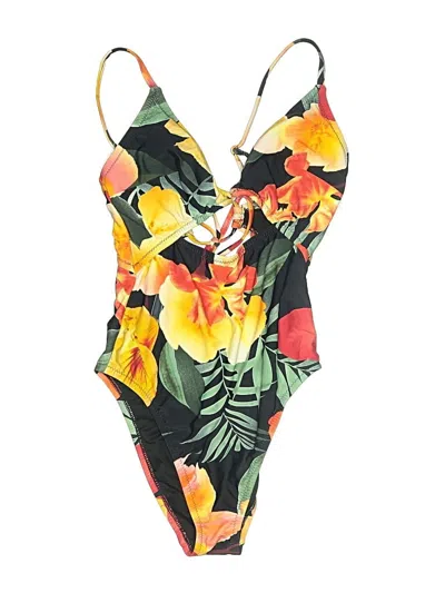 Pre-owned Shade & Shore One Piece Swimsuit In Yellow