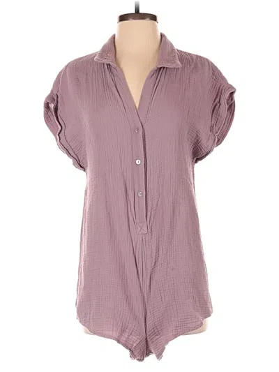 Pre-owned Shade & Shore Romper In Purple