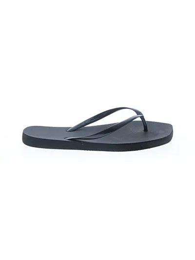 Pre-owned Shade & Shore Sandals In Black