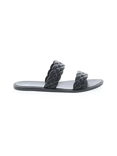 Pre-owned Shade & Shore Sandals In Black