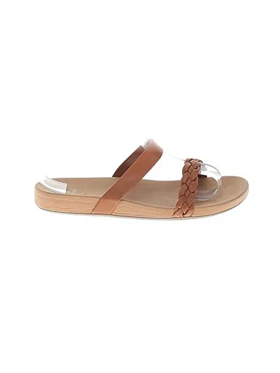 Pre-owned Shade & Shore Sandals In Brown