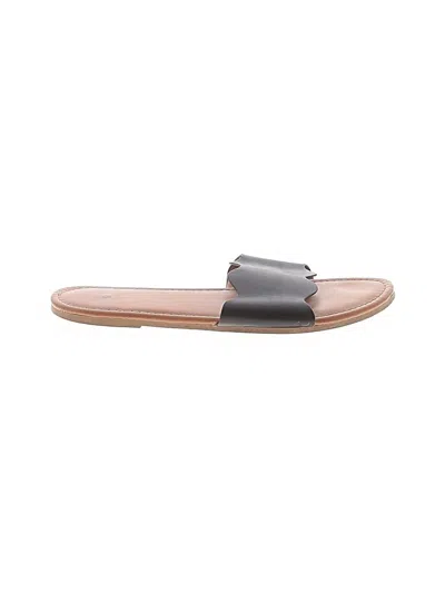Pre-owned Shade & Shore Sandals In Gray