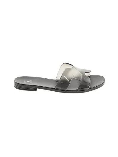 Pre-owned Shade & Shore Sandals In Gray