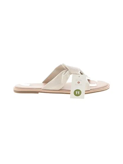 Pre-owned Shade & Shore Sandals In Ivory