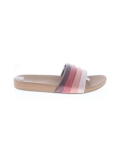 Pre-owned Shade & Shore Sandals In Pink