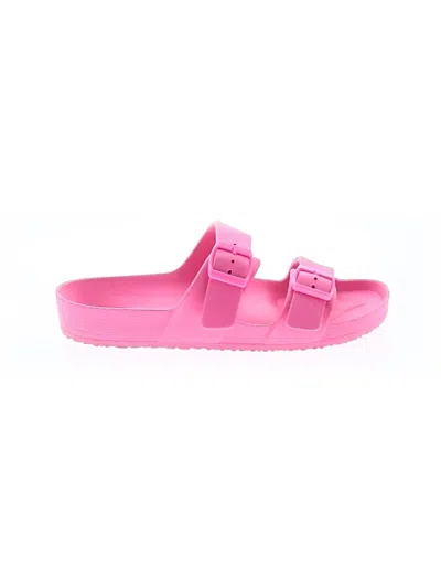 Pre-owned Shade & Shore Sandals In Pink