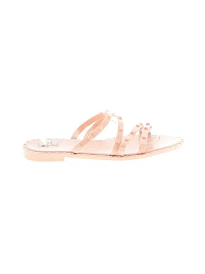 Pre-owned Shade & Shore Sandals In Pink