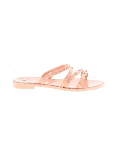 Pre-owned Shade & Shore Sandals In Pink