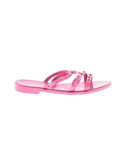 Pre-owned Shade & Shore Sandals In Pink