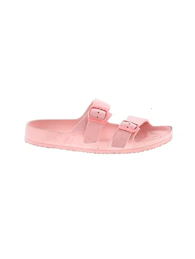 Pre-owned Shade & Shore Sandals In Pink