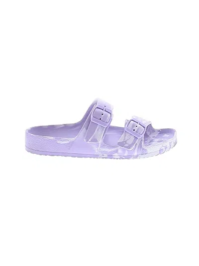 Pre-owned Shade & Shore Sandals In Purple