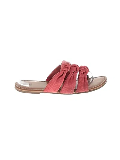 Pre-owned Shade & Shore Sandals In Red