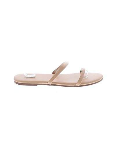 Pre-owned Shade & Shore Sandals In Tan