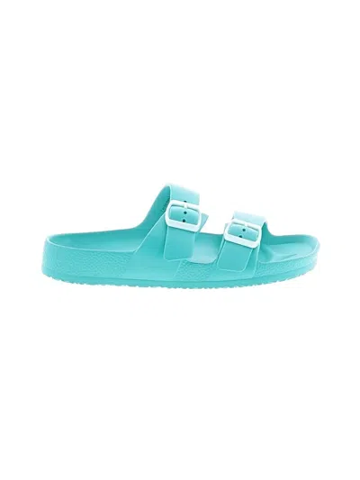 Pre-owned Shade & Shore Sandals In Teal