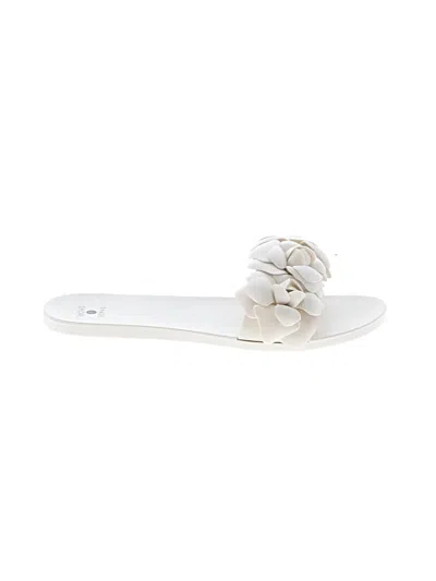 Pre-owned Shade & Shore Sandals In White