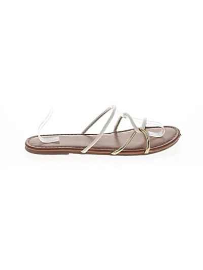 Pre-owned Shade & Shore Sandals In White