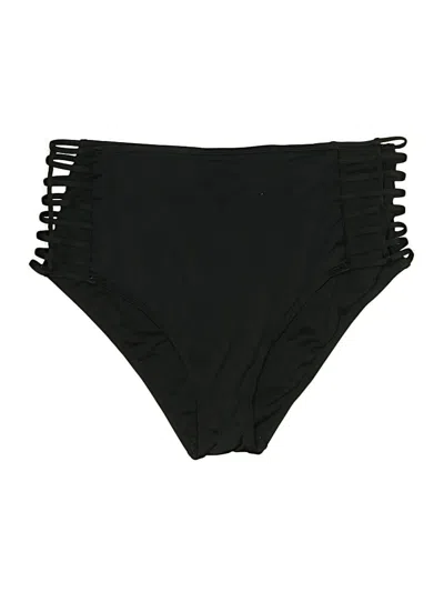 Pre-owned Shade & Shore Swimsuit Bottoms In Black