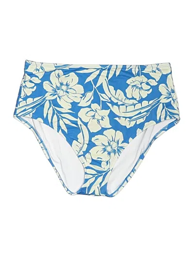 Pre-owned Shade & Shore Swimsuit Bottoms In Blue