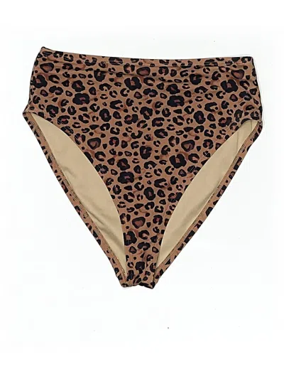 Pre-owned Shade & Shore Swimsuit Bottoms In Brown