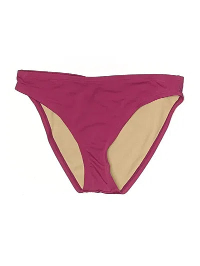 Pre-owned Shade & Shore Swimsuit Bottoms In Burgundy