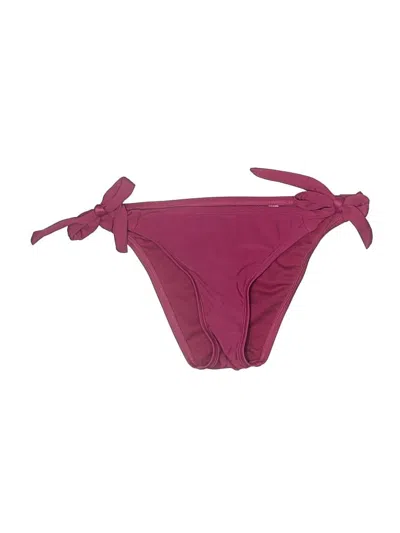 Pre-owned Shade & Shore Swimsuit Bottoms In Burgundy