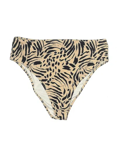 Pre-owned Shade & Shore Swimsuit Bottoms In Gold
