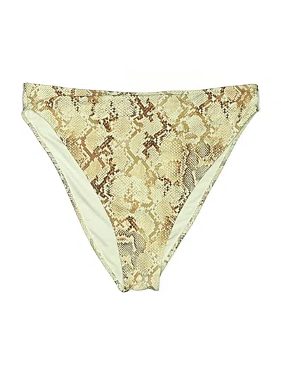 Pre-owned Shade & Shore Swimsuit Bottoms In Gold