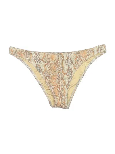 Pre-owned Shade & Shore Swimsuit Bottoms In Gold