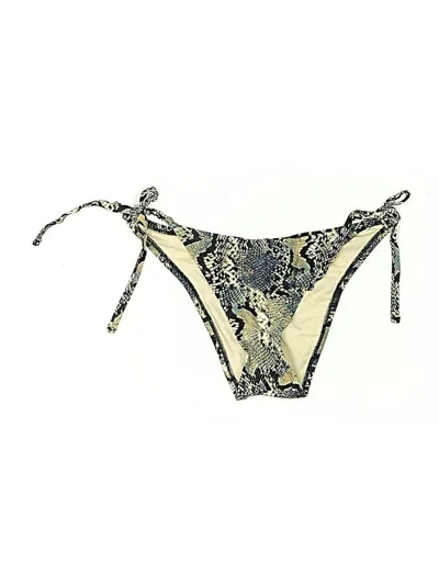 Pre-owned Shade & Shore Swimsuit Bottoms In Gold