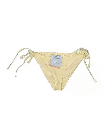 Pre-owned Shade & Shore Swimsuit Bottoms In Gold