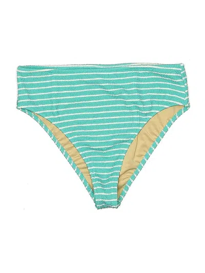 Pre-owned Shade & Shore Swimsuit Bottoms In Green