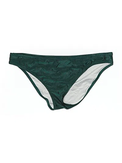 Pre-owned Shade & Shore Swimsuit Bottoms In Green