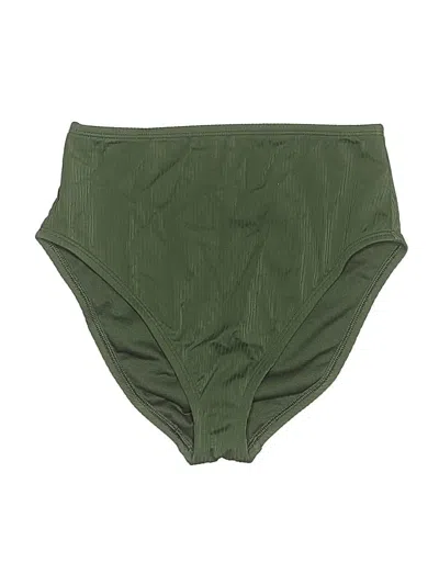 Pre-owned Shade & Shore Swimsuit Bottoms In Green