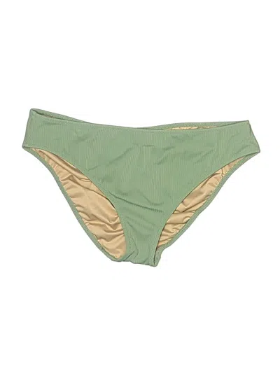 Pre-owned Shade & Shore Swimsuit Bottoms In Green