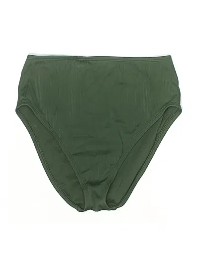 Pre-owned Shade & Shore Swimsuit Bottoms In Green