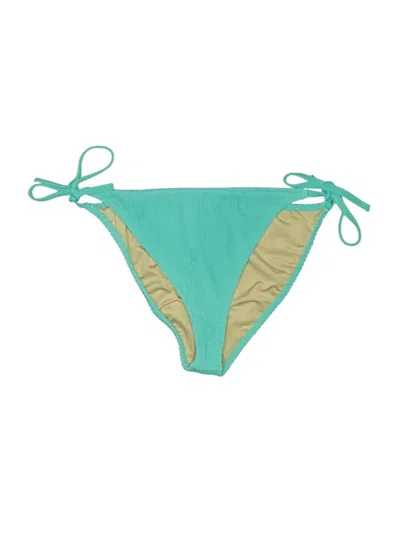 Pre-owned Shade & Shore Swimsuit Bottoms In Green