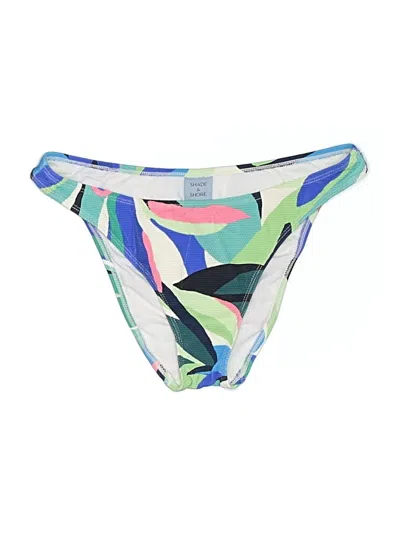 Pre-owned Shade & Shore Swimsuit Bottoms In Green