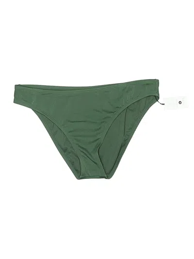 Pre-owned Shade & Shore Swimsuit Bottoms In Green