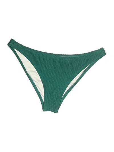 Pre-owned Shade & Shore Swimsuit Bottoms In Green