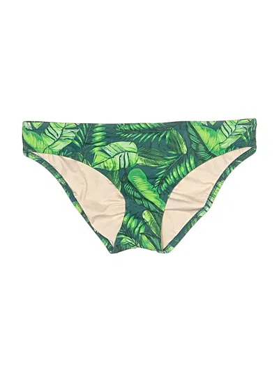 Pre-owned Shade & Shore Swimsuit Bottoms In Green