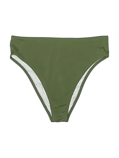 Pre-owned Shade & Shore Swimsuit Bottoms In Green