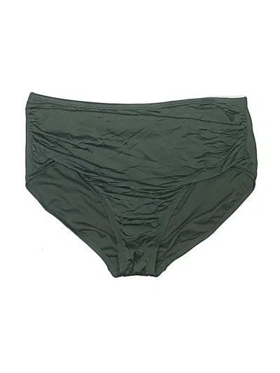 Pre-owned Shade & Shore Swimsuit Bottoms In Green