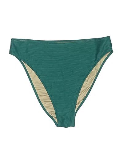 Pre-owned Shade & Shore Swimsuit Bottoms In Green