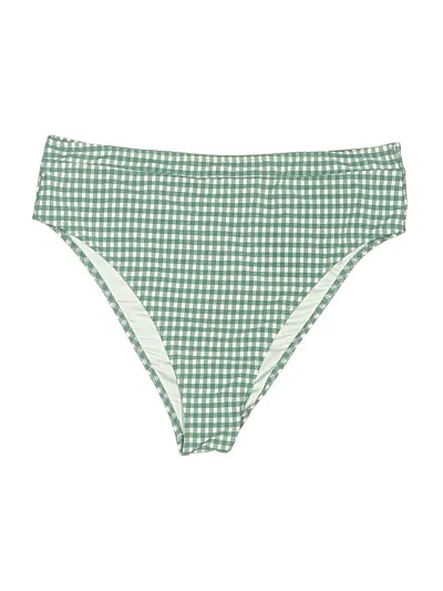 Pre-owned Shade & Shore Swimsuit Bottoms In Green