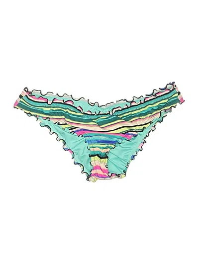 Pre-owned Shade & Shore Swimsuit Bottoms In Green