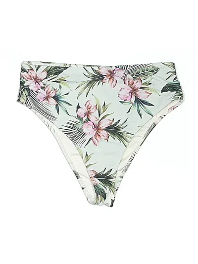 Pre-owned Shade & Shore Swimsuit Bottoms In Ivory