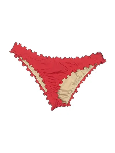 Pre-owned Shade & Shore Swimsuit Bottoms In Red