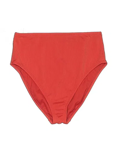 Pre-owned Shade & Shore Swimsuit Bottoms In Red