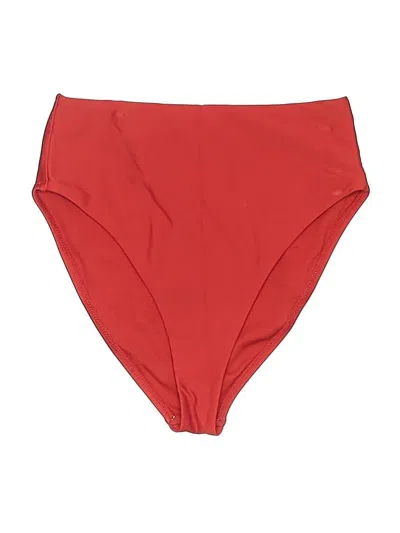 Pre-owned Shade & Shore Swimsuit Bottoms In Red